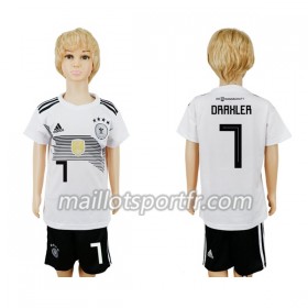 Maillot de Foot Allemagne Draxler 7 Enfant Domicile Coupe du monde 2018